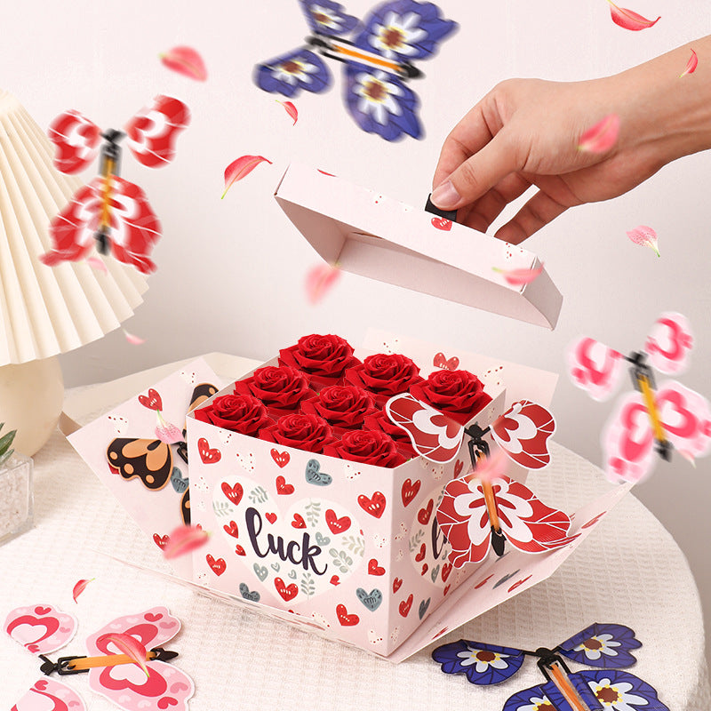 Flying Butterfly Surprise Gift Box