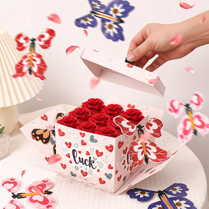 Flying Butterfly Surprise Gift Box