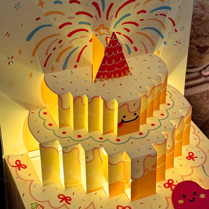3D Pop-Up Birthday Cake Gift Box Set