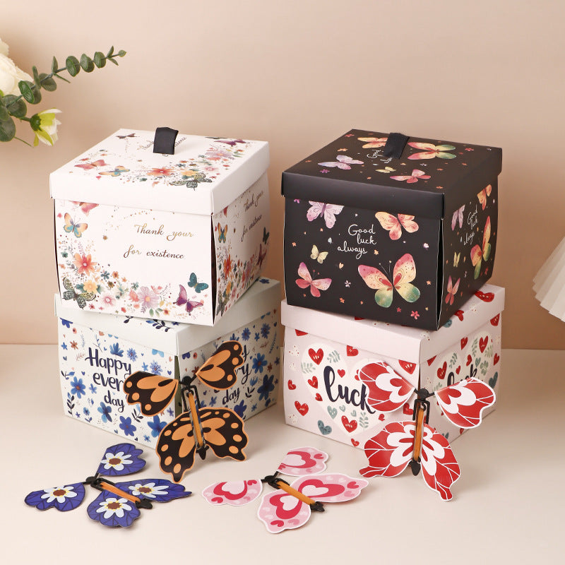 Flying Butterfly Surprise Gift Box