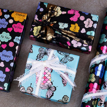 Rainbow Iridescent Foil Gift Wrapping Paper