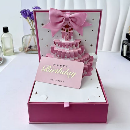 3D Birthday Cake Gift Box