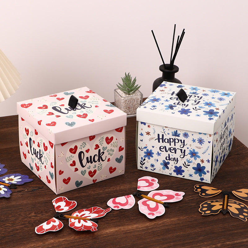 Flying Butterfly Surprise Gift Box