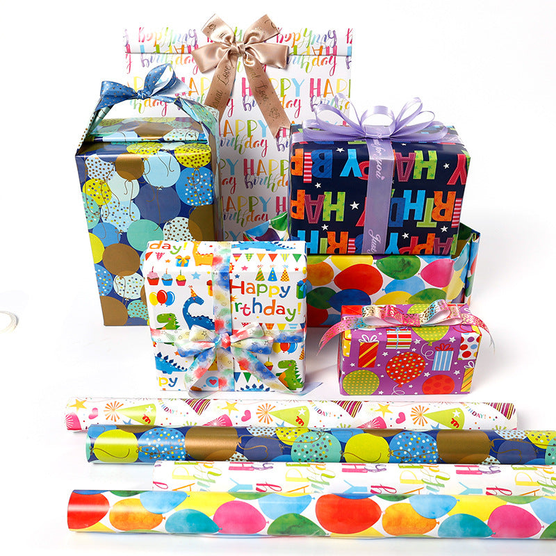 Happy Birthday Wrapping Paper Roll