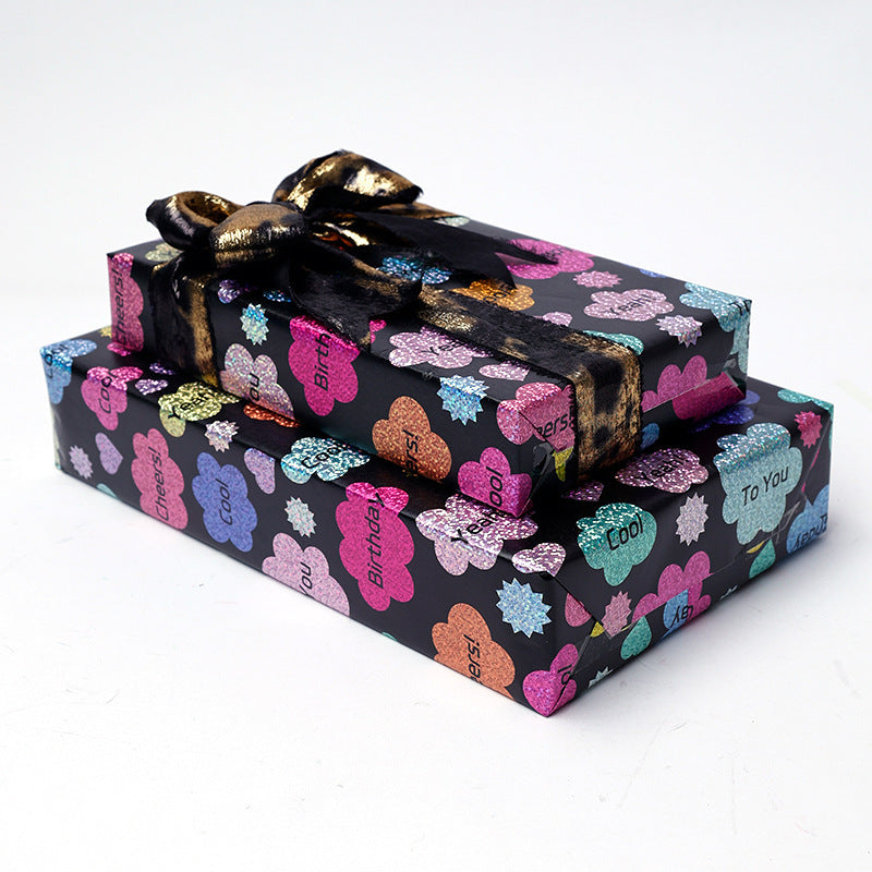 Rainbow Iridescent Foil Gift Wrapping Paper