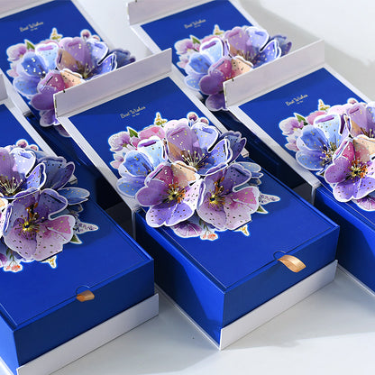 3D Blooming Flower Gift Box