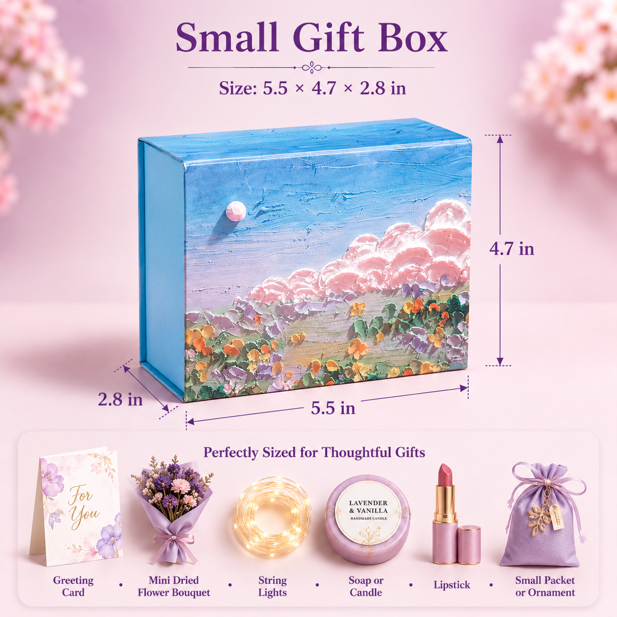 Blue Dreamscape Art Print Gift Box Set
