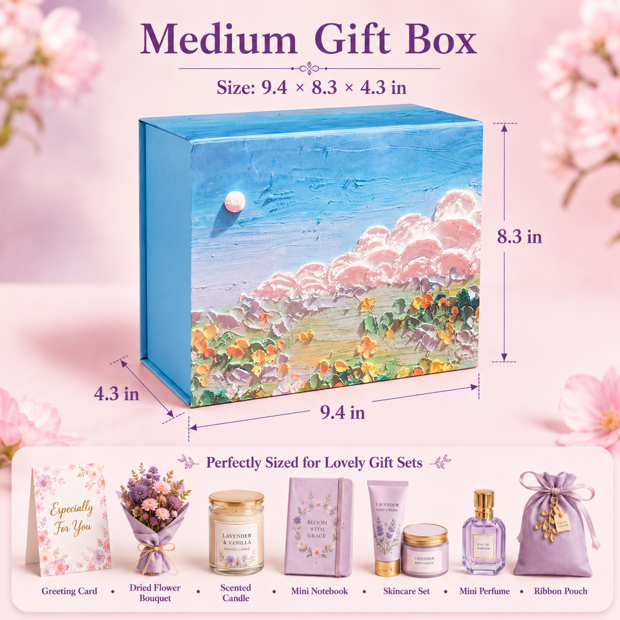 Blue Dreamscape Art Print Gift Box Set