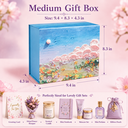 Blue Dreamscape Art Print Gift Box Set
