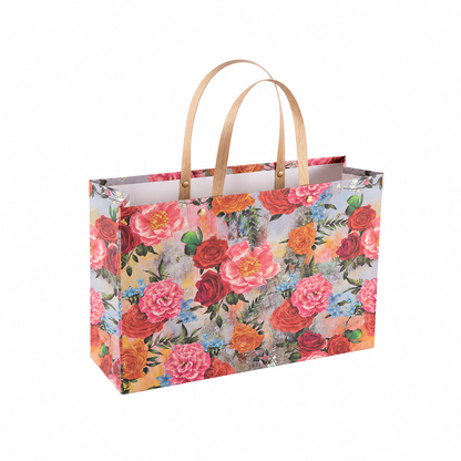Vintage Floral Garden Gift Bag