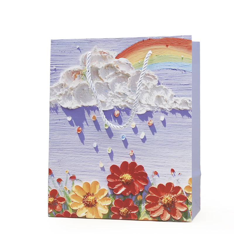 Post-Rain Rainbow Oil Painting Gift Bag
