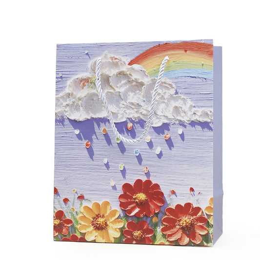 Post-Rain Rainbow Oil Painting Gift Bag