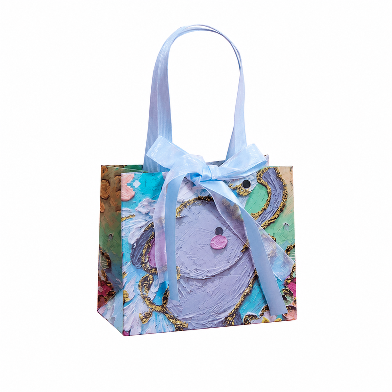 Little Gray Elephant Gift Bag