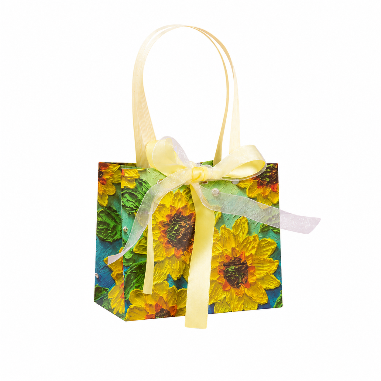 Sunflower Oil Painting Gift Bag