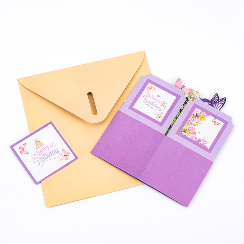 Butterfly Handwritten 3D Pop-Up Explosion Box