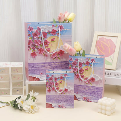 Moon & Sea Romantic Oil Painting Gift Bag