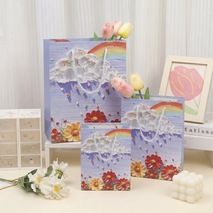 Post-Rain Rainbow Oil Painting Gift Bag