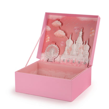 Pink Castle Ferris Wheel Pop-Up Gift Box