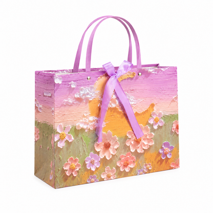 Pink Dreamscape Garden Gift Bag