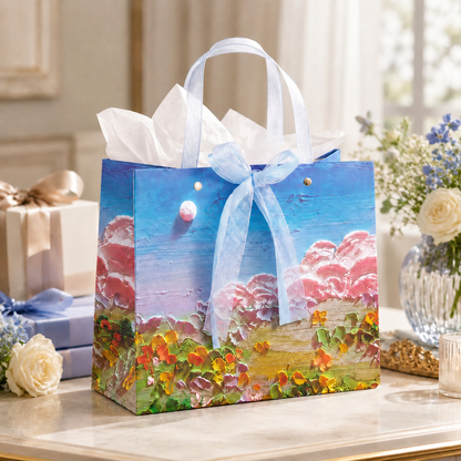 Blue Dreamscape Art Print Gift Bag