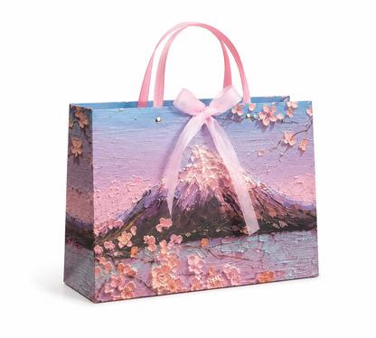 Snow Mountain Cherry Blossom Gift Bag