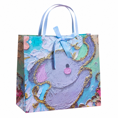 Little Gray Elephant Gift Bag