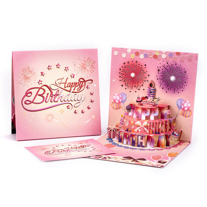 Blowable Birthday Pop-Up Greeting Card