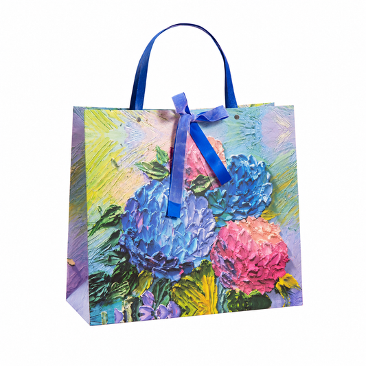 Hydrangea Art Print Gift Bag