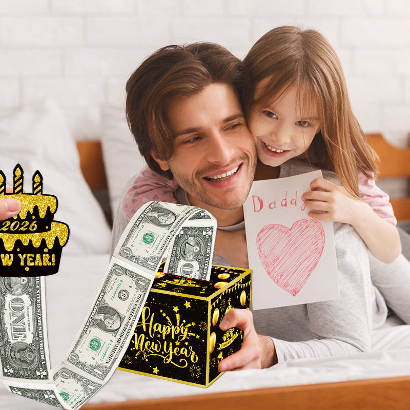 New Year Money Pull Surprise Gift Box