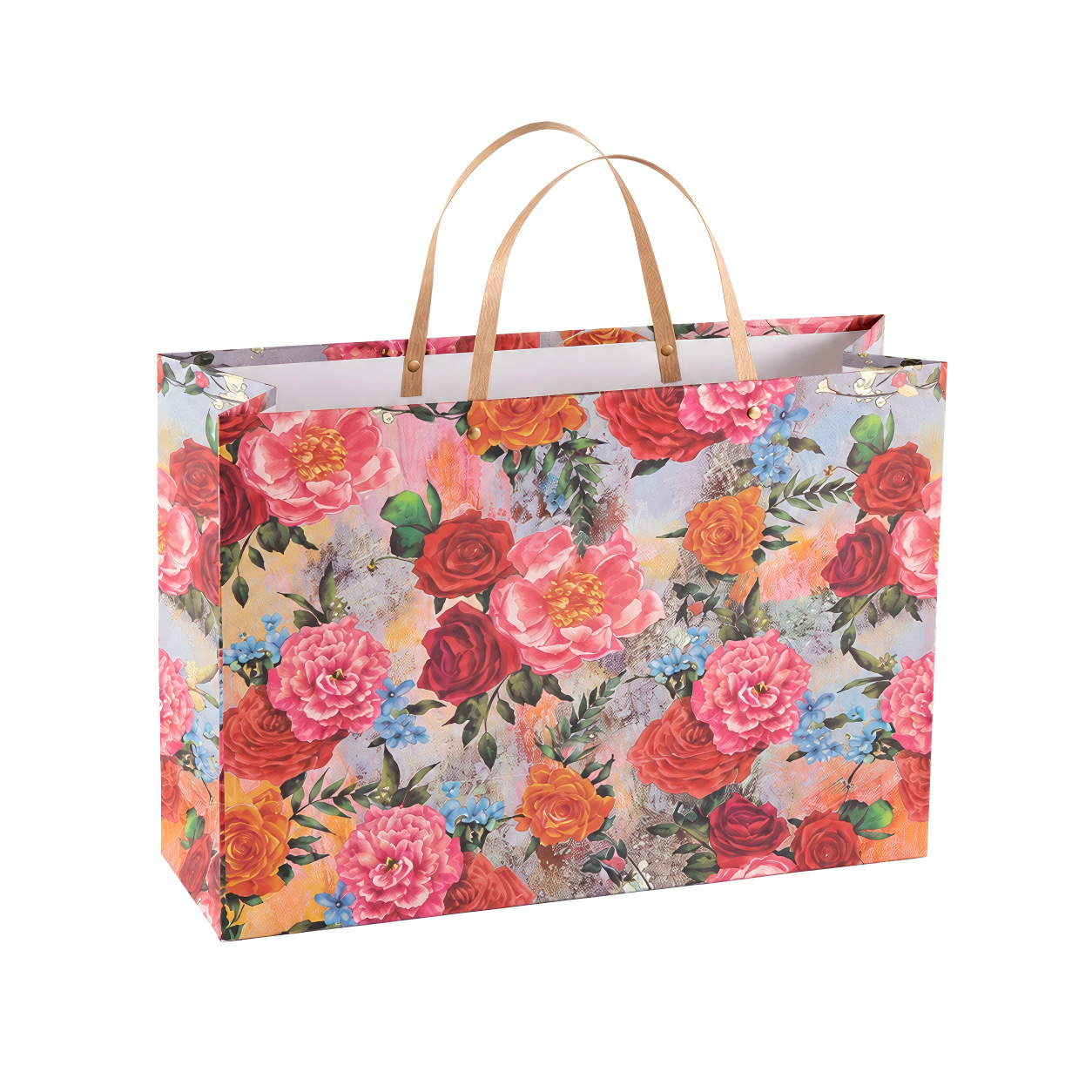 Vintage Floral Garden Gift Bag