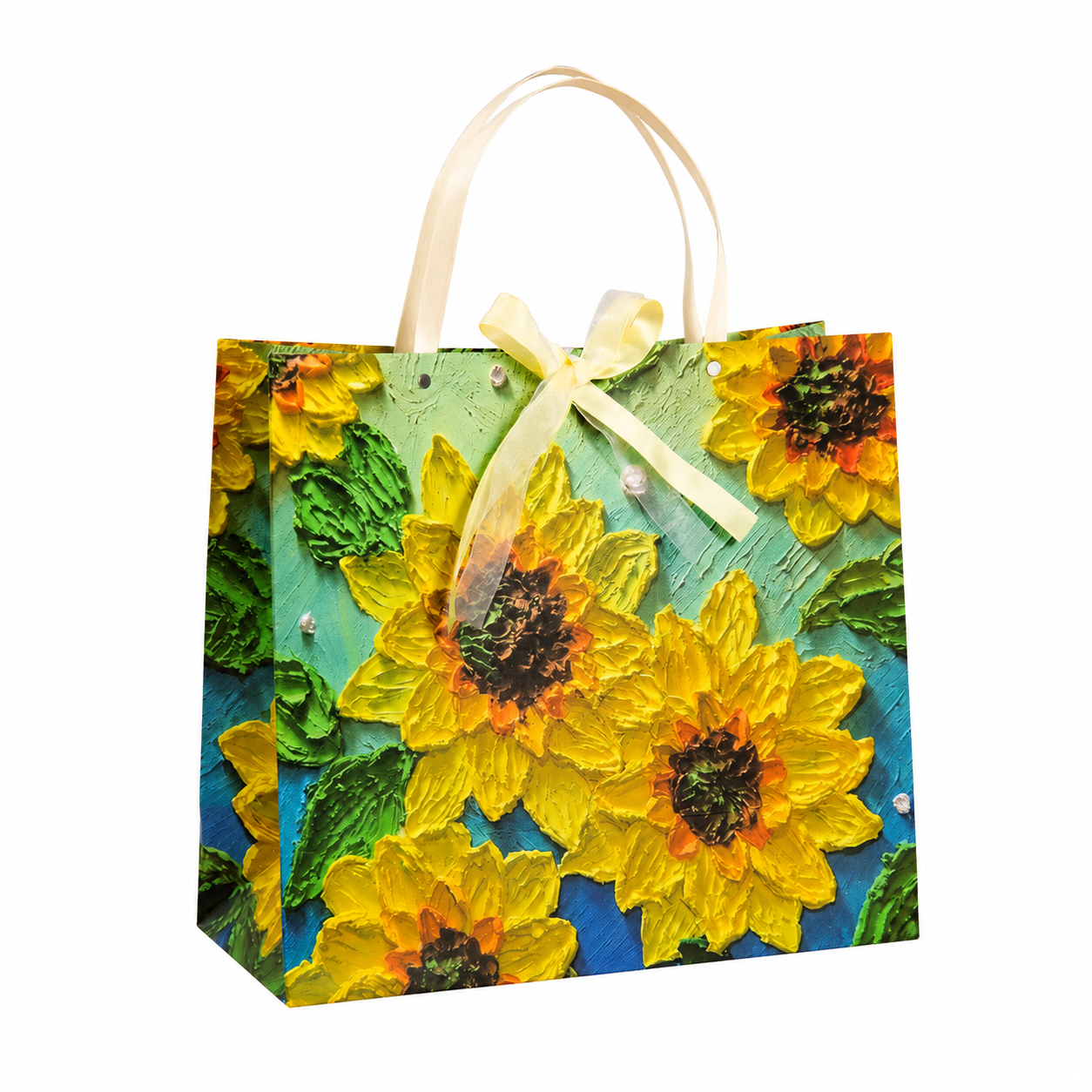 Sunflower Oil Painting Gift Bag