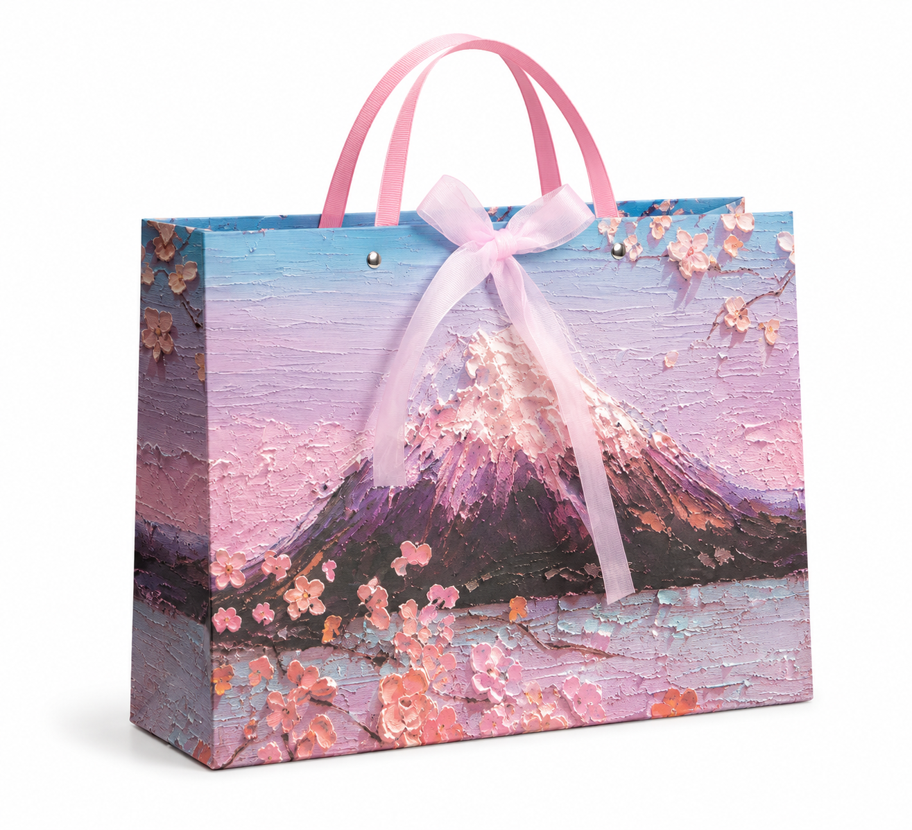 Snow Mountain Cherry Blossom Gift Bag