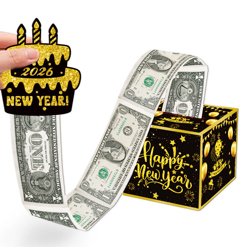 New Year Money Pull Surprise Gift Box