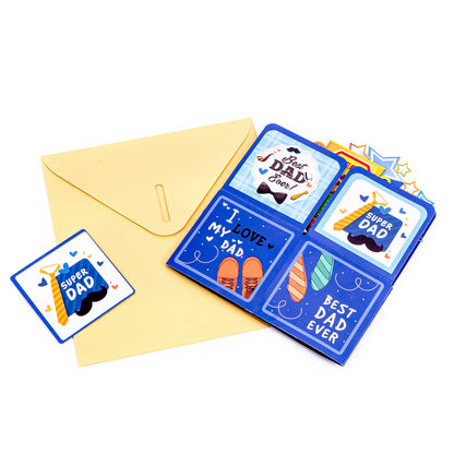 Blue Handmade 3D Pop-Up Explosion Box