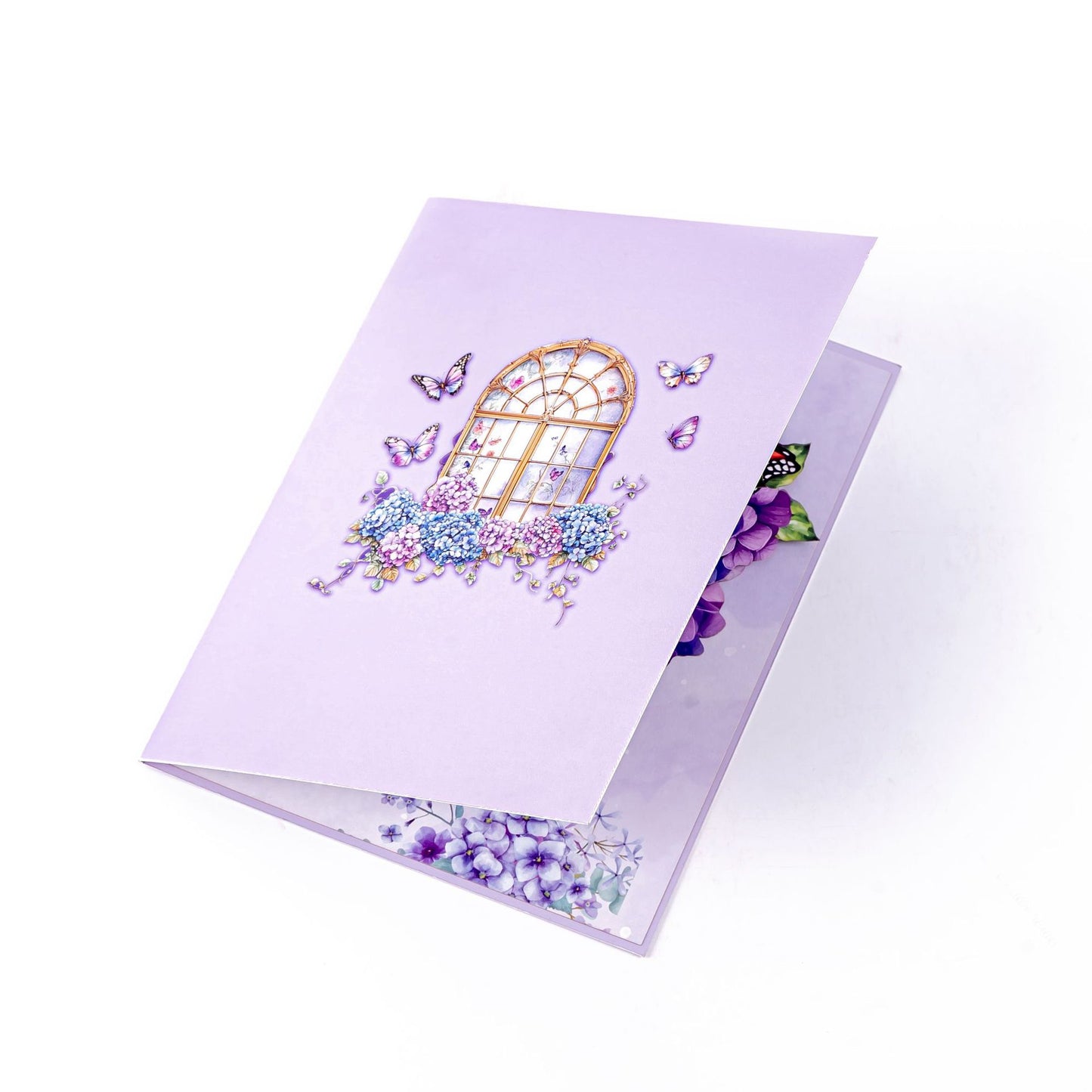 Fluttering Butterfly Heart 3D Pop-Up Greeting Card