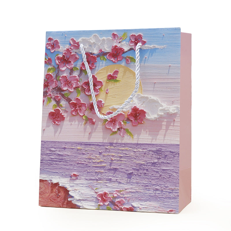 Moon & Sea Romantic Oil Painting Gift Bag
