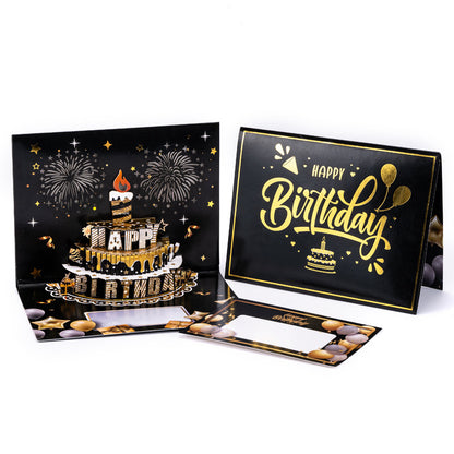 Blowable Birthday Pop-Up Greeting Card