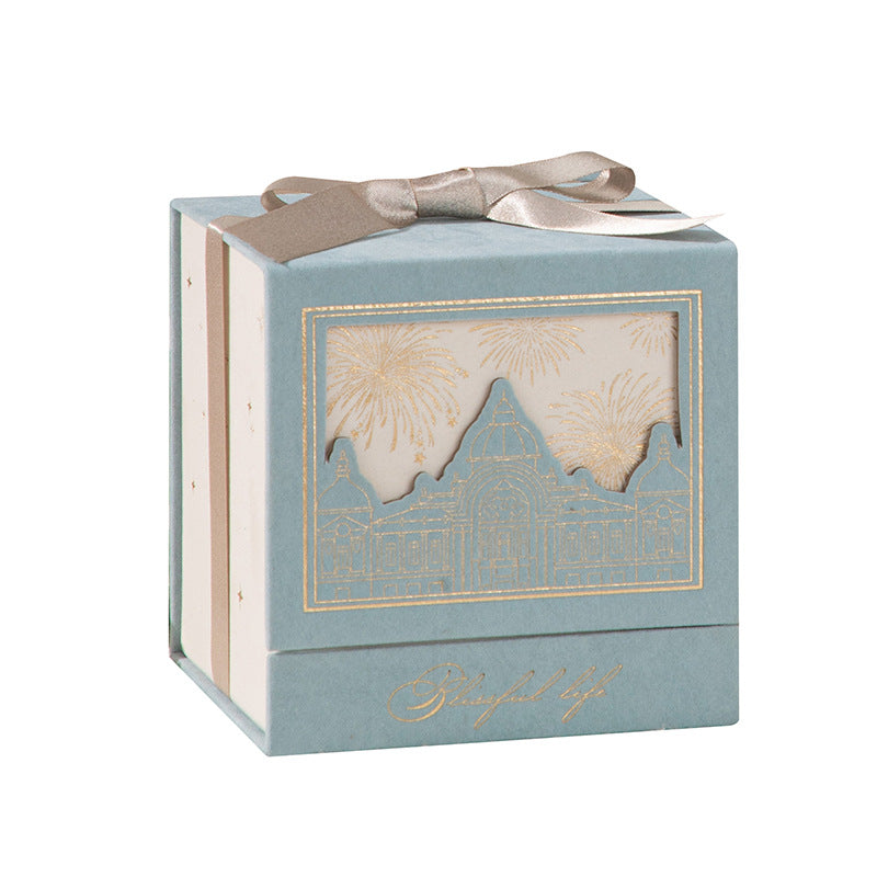 Castle Firework Hollow Window Gift Box