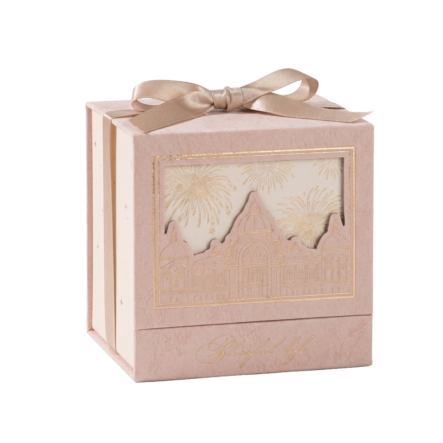 Castle Firework Hollow Window Gift Box