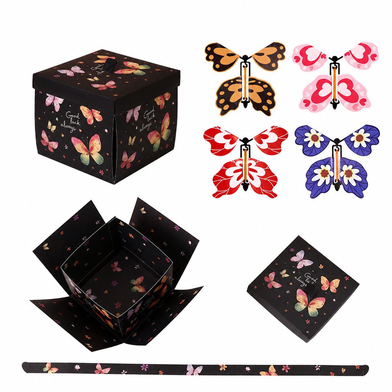 Flying Butterfly Surprise Gift Box
