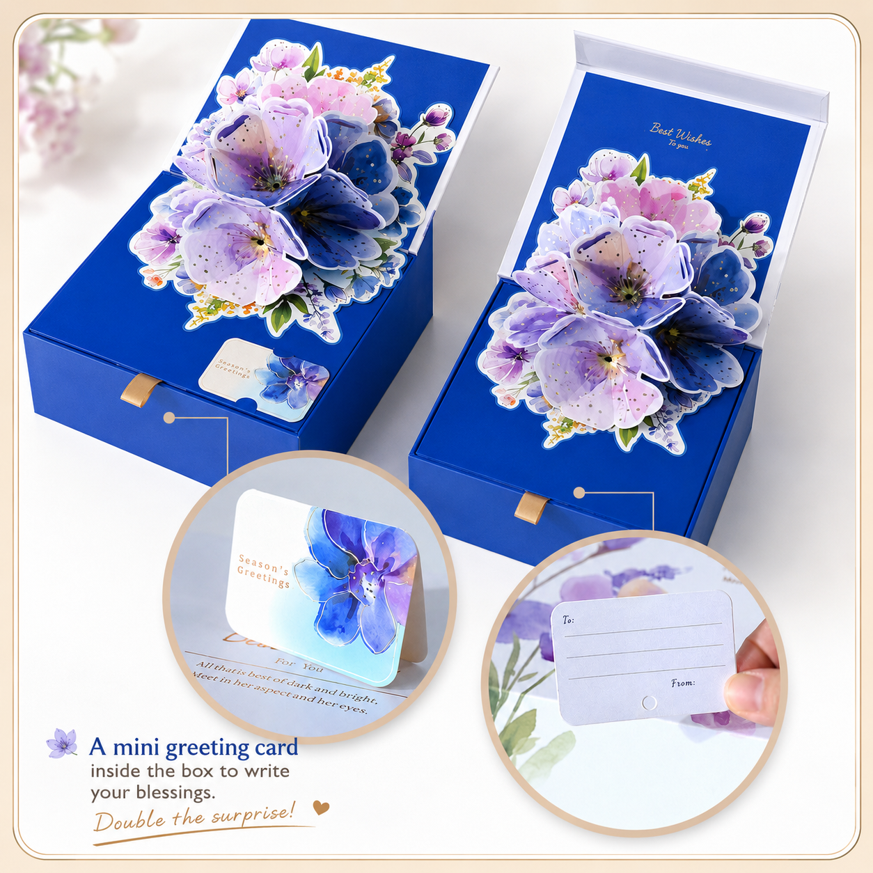 3D Blooming Flower Gift Box