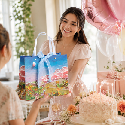 Blue Dreamscape Art Print Gift Bag