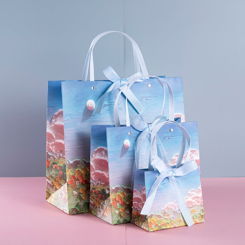 Blue Dreamscape Art Print Gift Bag