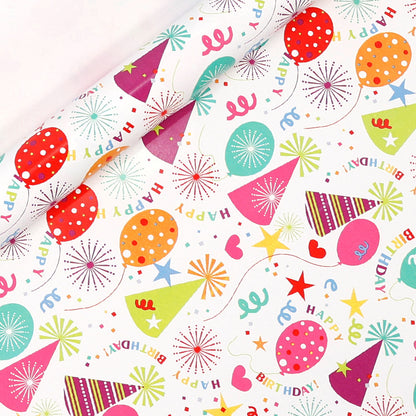 Happy Birthday Wrapping Paper Roll