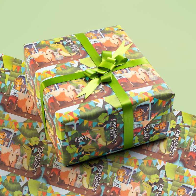 Cute Animal Wrapping Paper Sheets