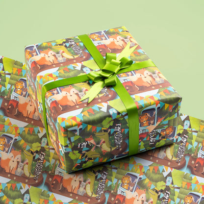 Cute Animal Wrapping Paper Sheets