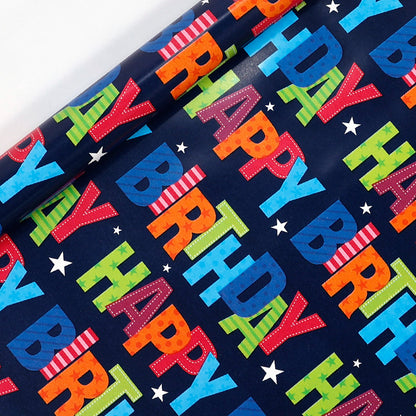 Happy Birthday Wrapping Paper Roll