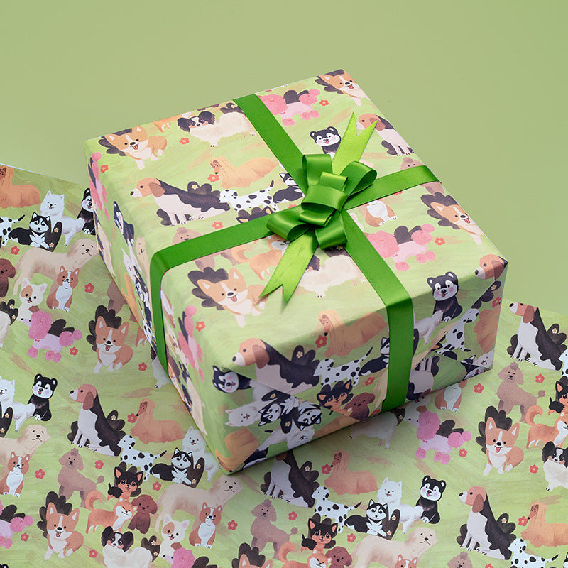 Cute Animal Wrapping Paper Sheets