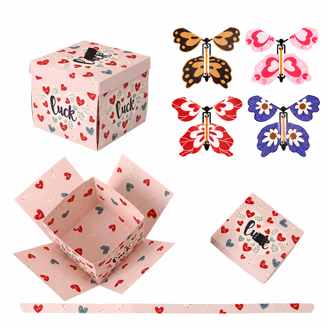 Flying Butterfly Surprise Gift Box