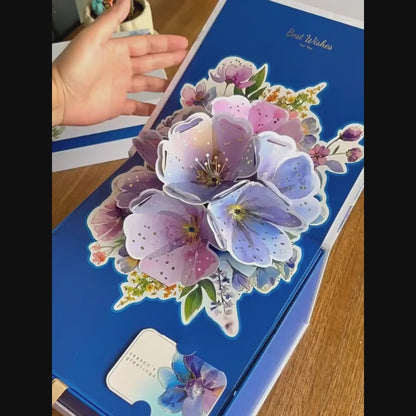 3D Blooming Flower Gift Box
